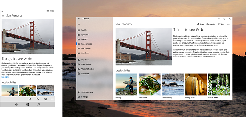 UX/Production: Microsoft Windows Fluent Style Guide